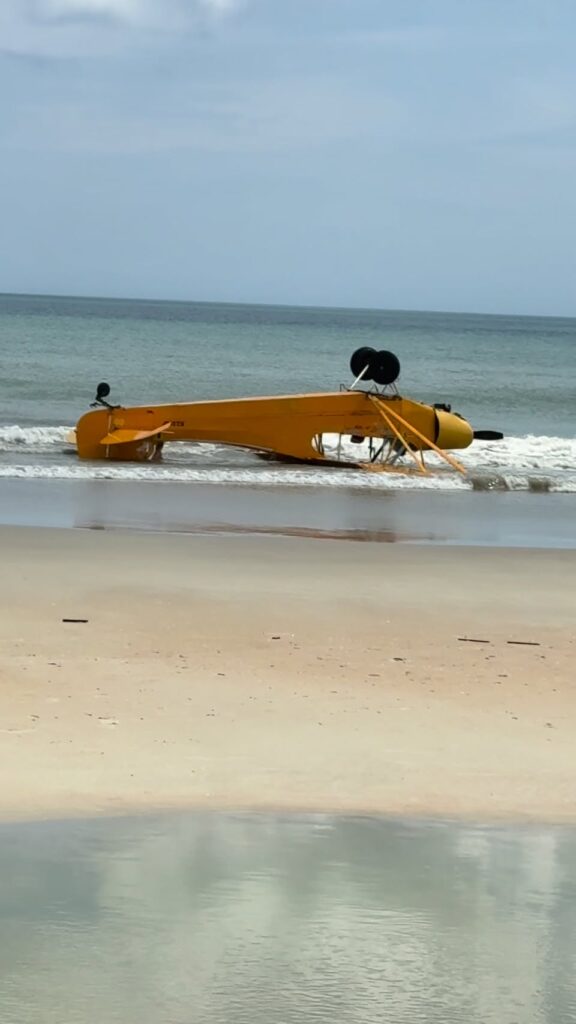 CFL Report coverage related to Pilot survives after banner plane goes down off New Smyrna Beach